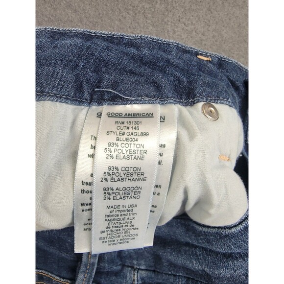 Good American Good Legs Jeans Womens 18 Skinny High Rise Stretch Denim Pants - Picture 11 of 13